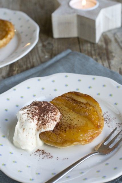 Tarte Tatin Met Peer Karamel En Mascarpone Creme Brenda Kookt