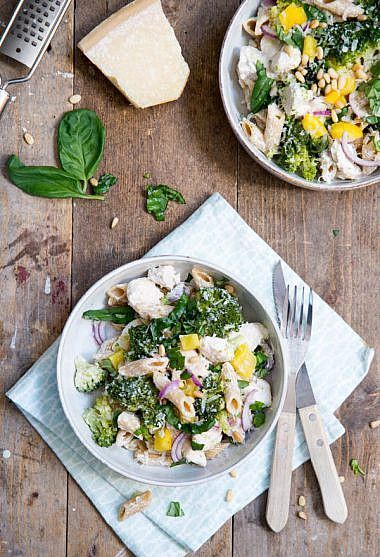 Romige Pasta Met Broccoli En Kip Brenda Kookt Pastarecept