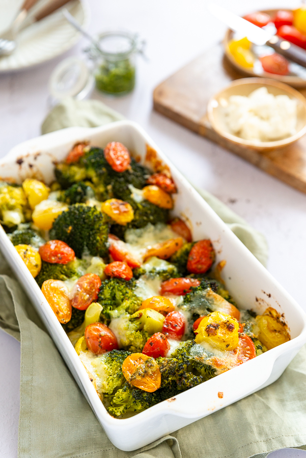 Broccoli caprese ovenschotel