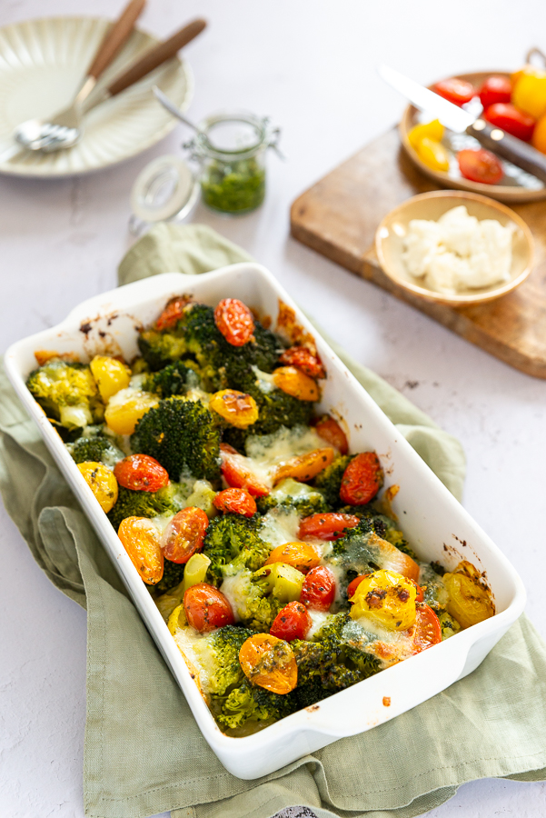 Broccoli caprese ovenschotel