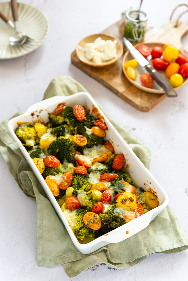 Broccoli caprese ovenschotel