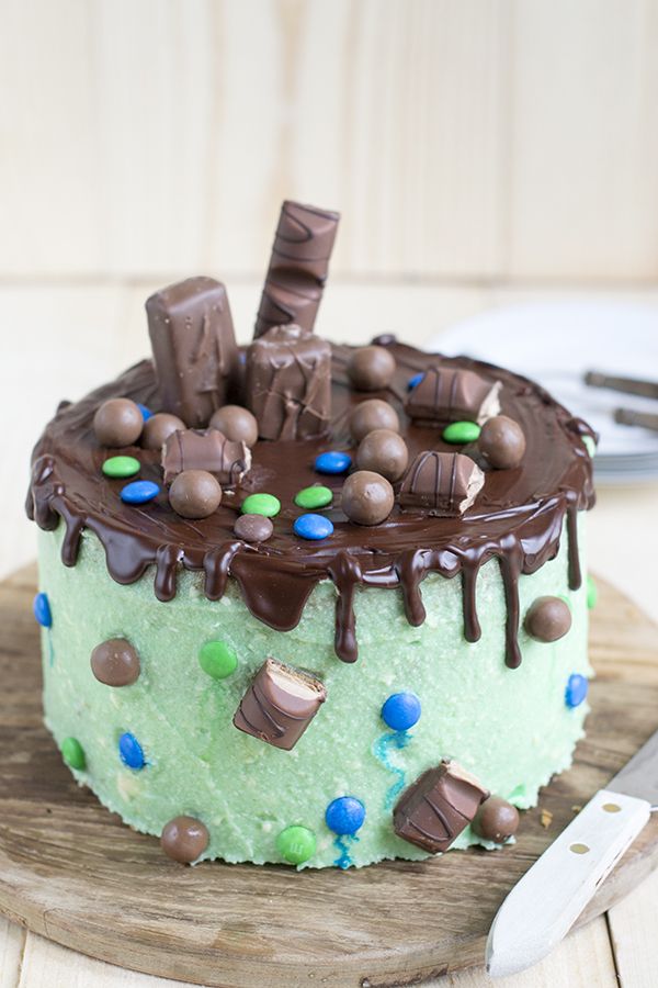 drip-layer-cake-groen