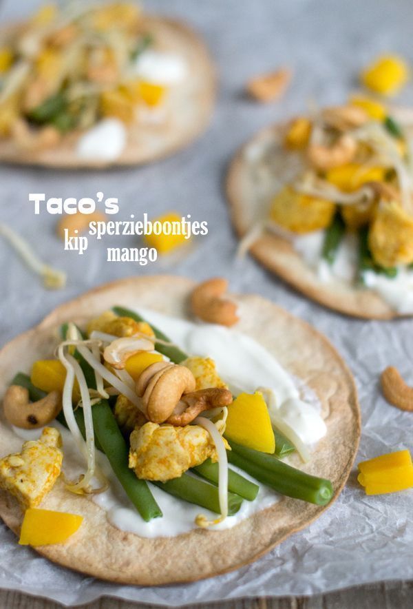 Taco's met kip en sperziboontjes txt