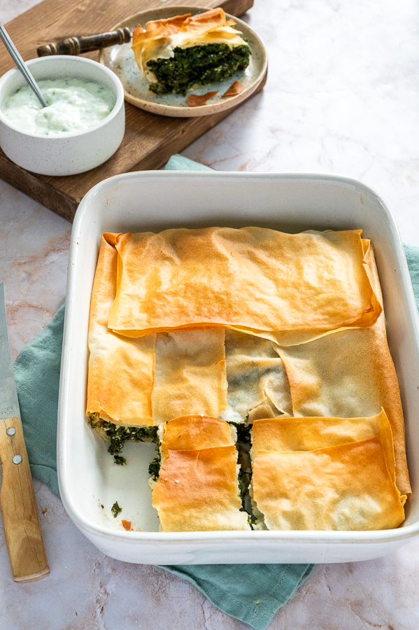 Spanakopita ovenschotel