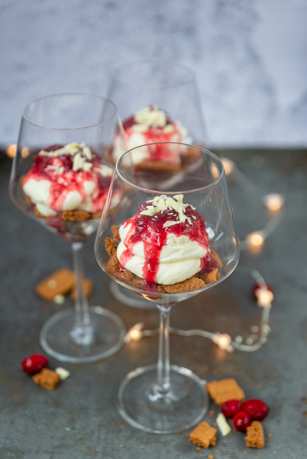 kerst dessert tiramisu met cranberry