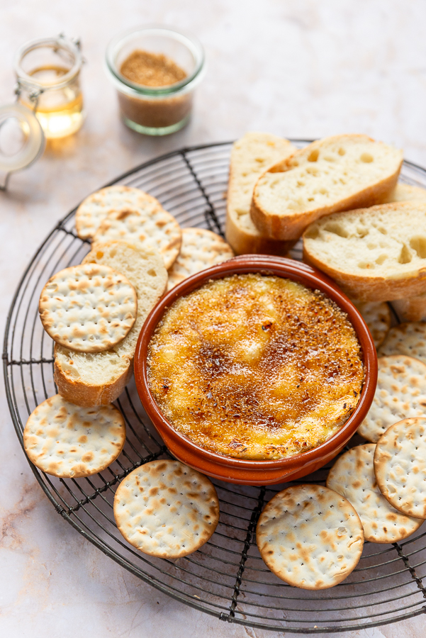 Camembert brûlée uit de oven