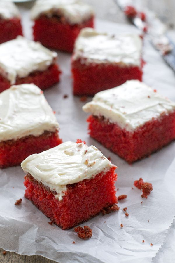 Valentijnsdag recepten voor red velvet brownies