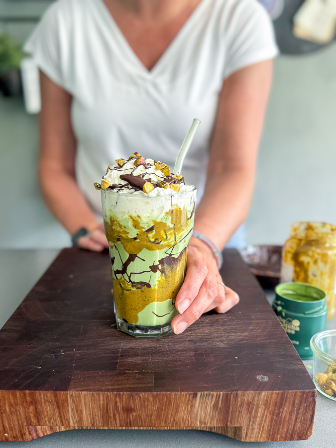 Pistache Matcha Milkshake