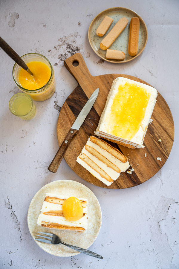 Tiramisu ijstaart met limoncello