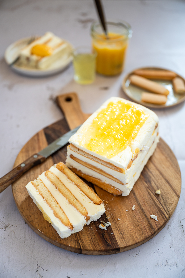 Tiramisu ijstaart met limoncello