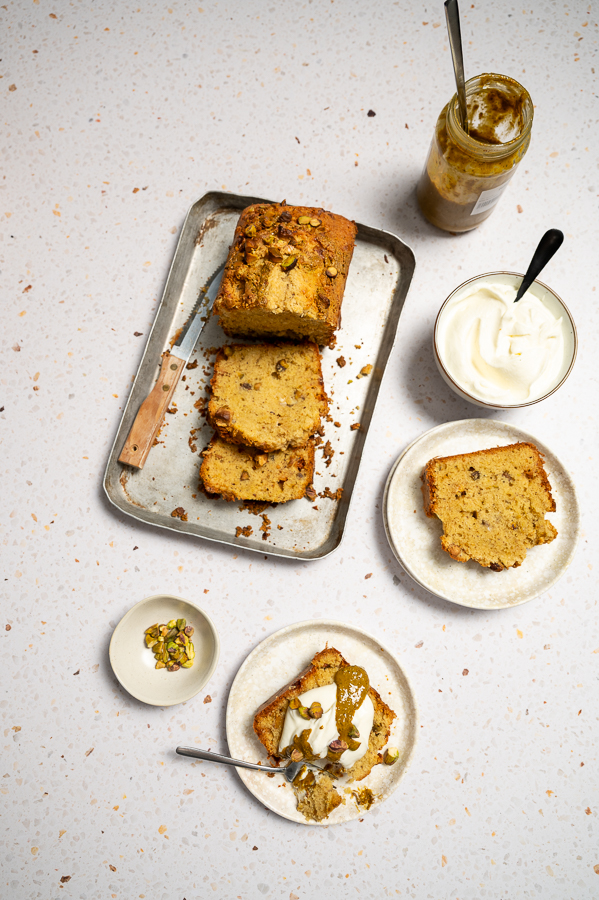 Pistache cake met witte chocolade