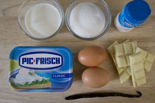 Witte chocolade mousse