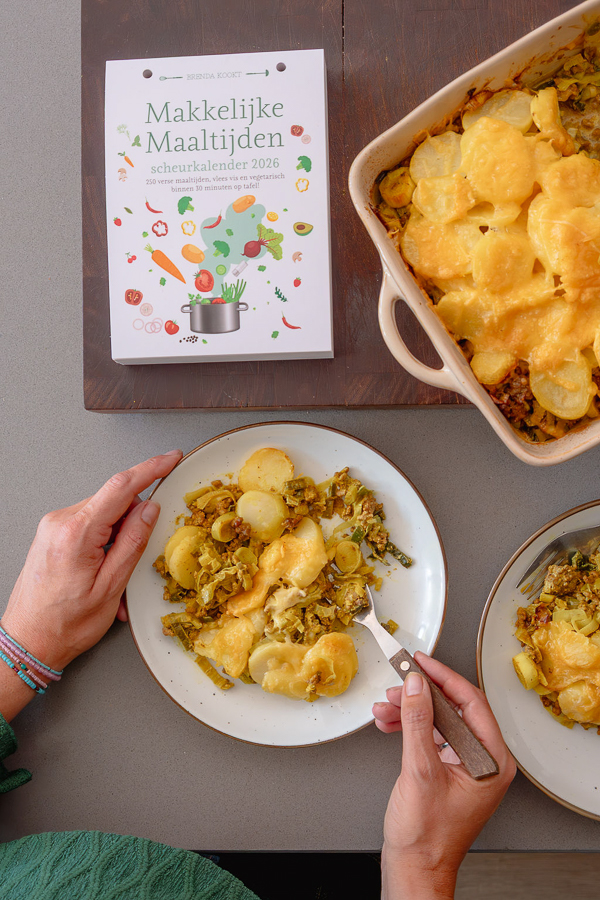 Preischotel met kerrie en gehakt