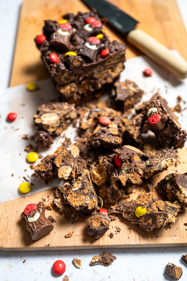 Sinterklaas Rocky Road - met kruidnoten en gevuld speculaas