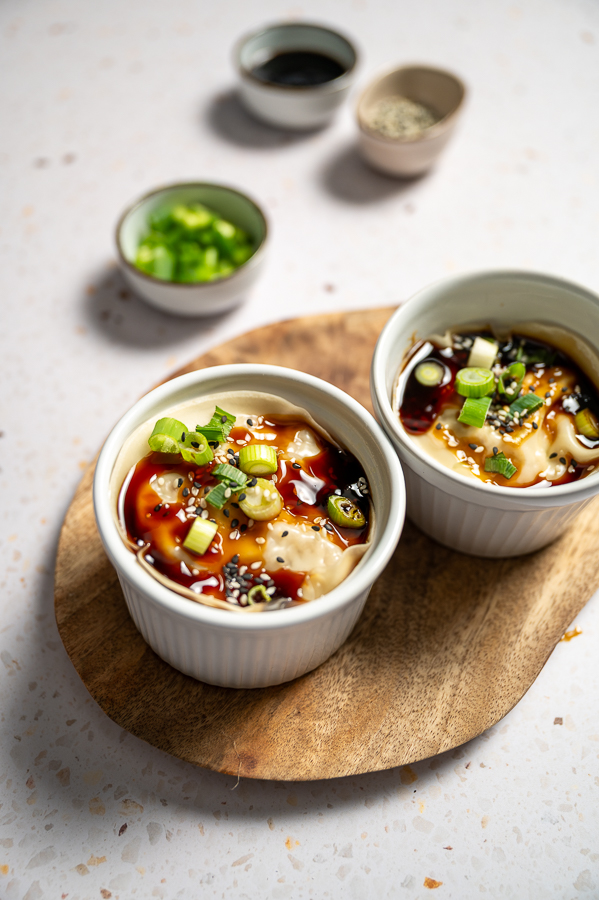 Gyoza lasagne met ketjap