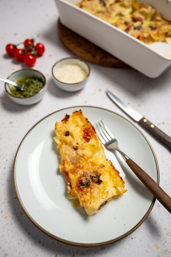 Lasagnerolletjes caprese
