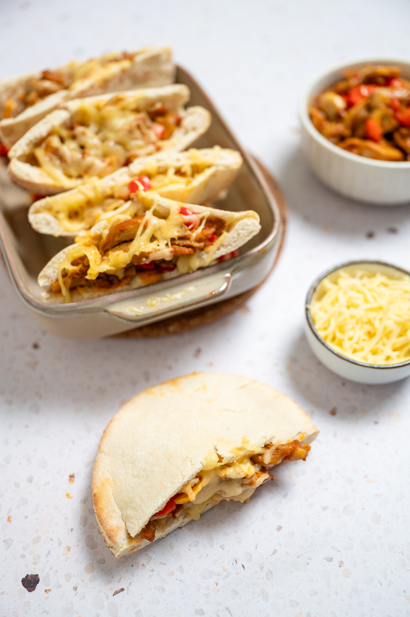 Pita shoarma uit de oven