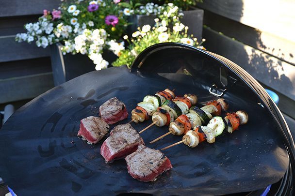 Groentespiesjes op de barbecue Brenda Kookt! Groentespiesjes op de barbecue Brenda Kookt!