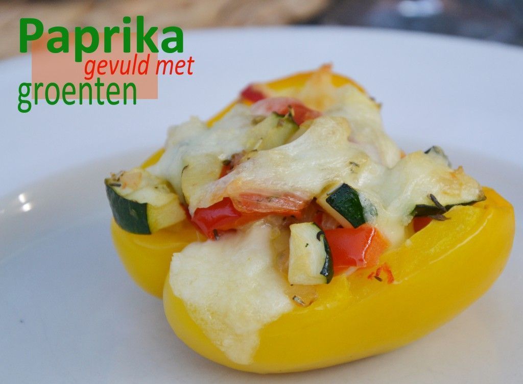 Kalmte boeket zeewier Gevulde paprika met groenten - Brenda Kookt! Bijgerecht