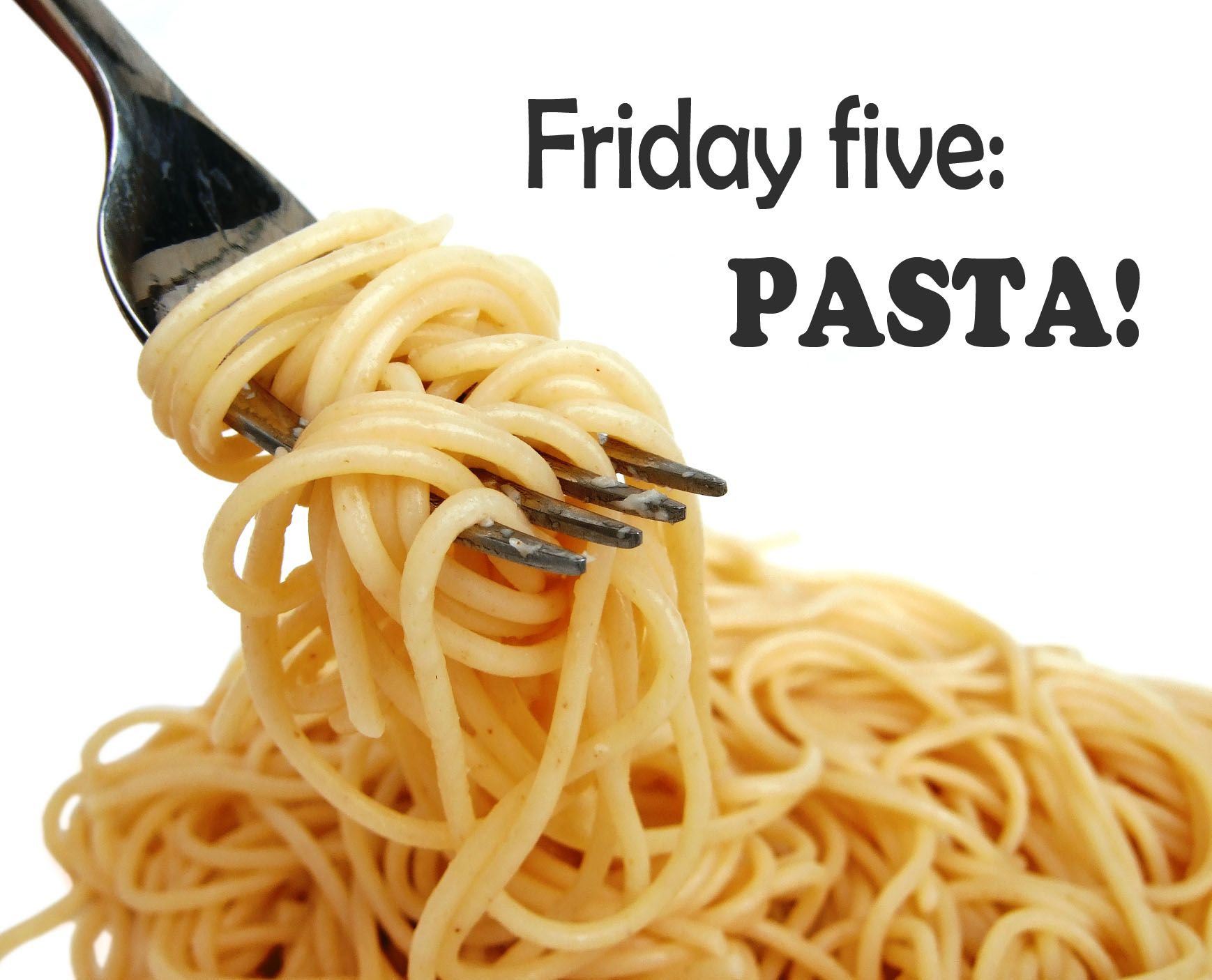 Friday Five: 5 keer pasta!! - Brenda Kookt!