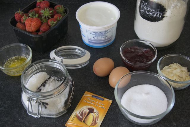 Aardbeiencake 1
