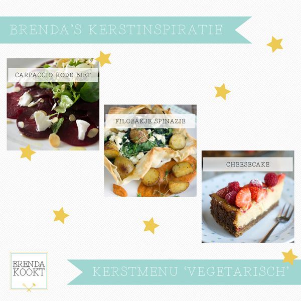 Brenda's Kerstinspiratie - Vegetarisch Menu kl
