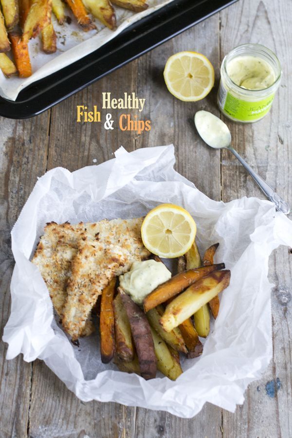 Healthy Fish and Chips Brenda Kookt!