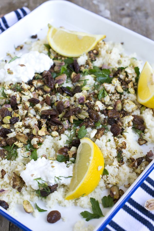 Geroosterde bloemkool met couscous en pistache Brenda Kookt!