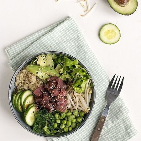 Quinoa salade met tonijn