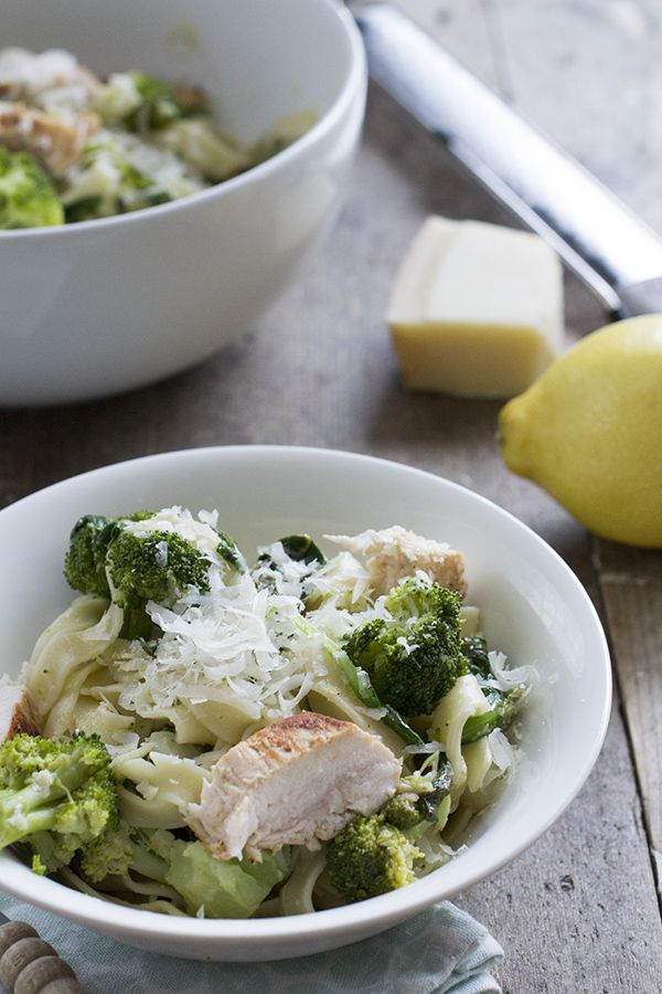 Recept Citroenpasta met broccoli en kip