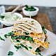 quesadilla's met zoete aardappel en bonen