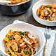 Champignon stroganoff met tagliatelle