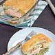 Preirolletjes met zalm ovenschotel