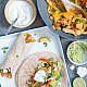 Kruidige fajita's met kip en paprika