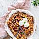 Galette met frambozen en appel