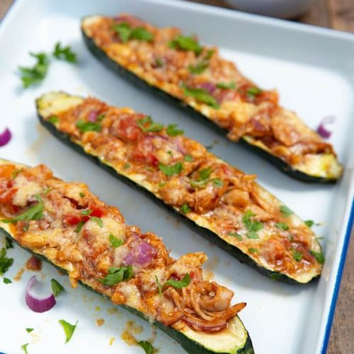 BBQ chicken courgette