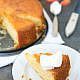 Perzikcake met yoghurt