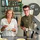 Boterkoek met lemon curd