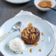 Chocoladecakeje met salted caramel