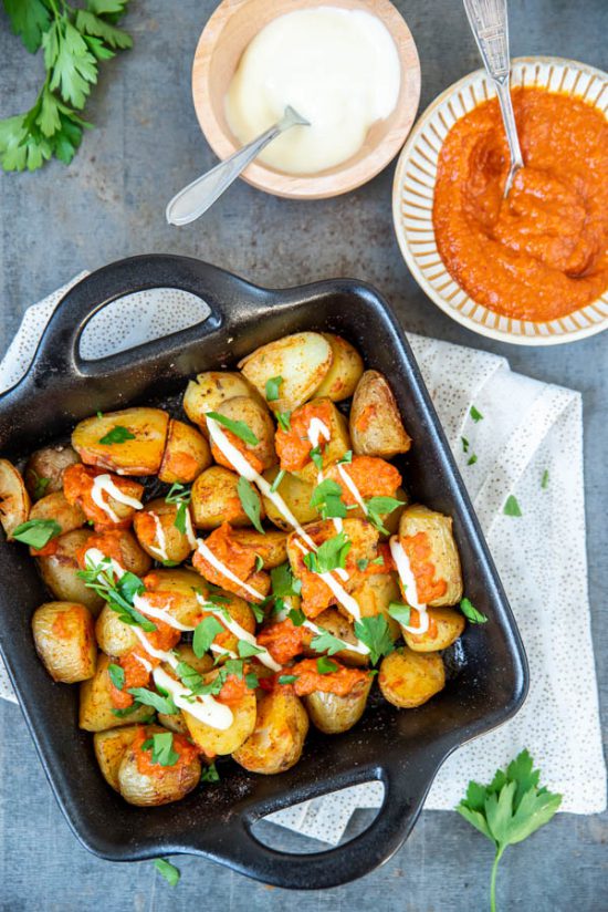 Patatas bravas Spaanse aardappeltjes Brenda Kookt! Bijgerecht