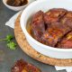 Zoete spareribs bbqsaus slowcooker