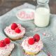 Kraamhapje mini cheesecake met frambozen