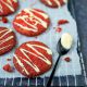 Red velvet koekjes met chocolade