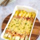 Aspergeschotel met ham en kaas