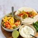Wraps met gekruide kip en paprika