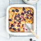 Clafoutis met bramen en appel