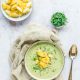 Courgette-roomsoep met gnocchitopping